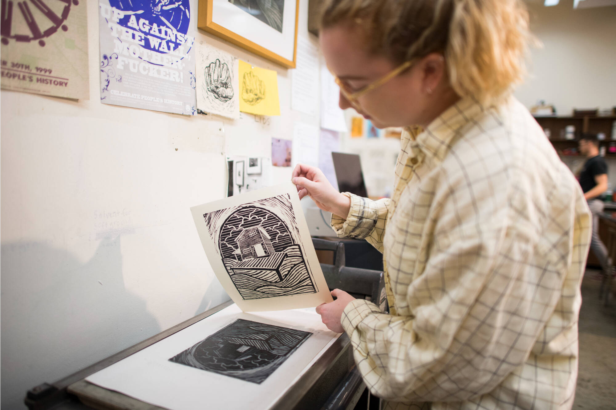 Printmaking studio